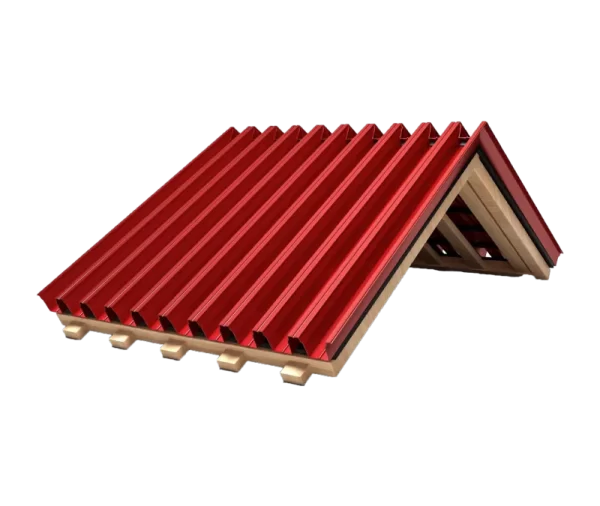 Metal sheet wooden