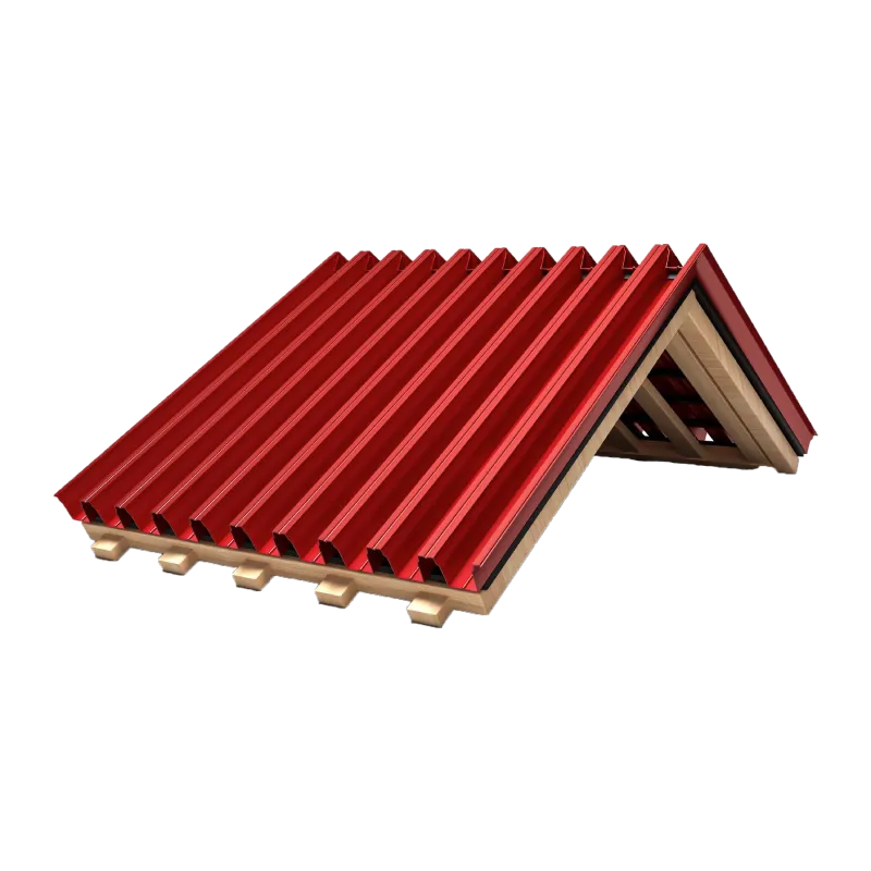 Metal sheet wooden