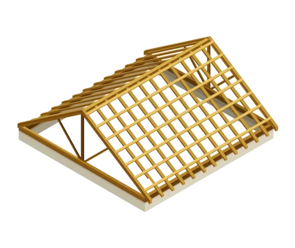 Wooden Roof Frame Construction